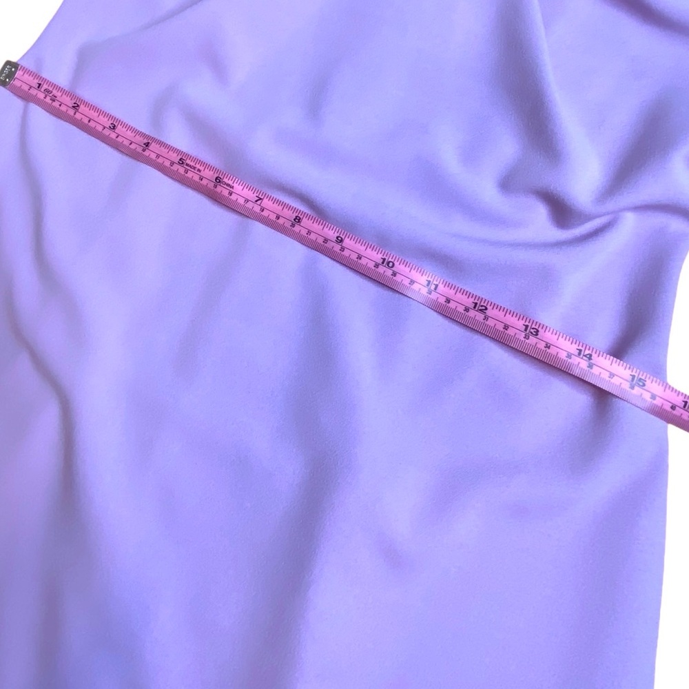 Belle Badgley Mischka Nova Lilac Flutter Cocktail Dress Women’s Size 6 - Picture 6 of 15